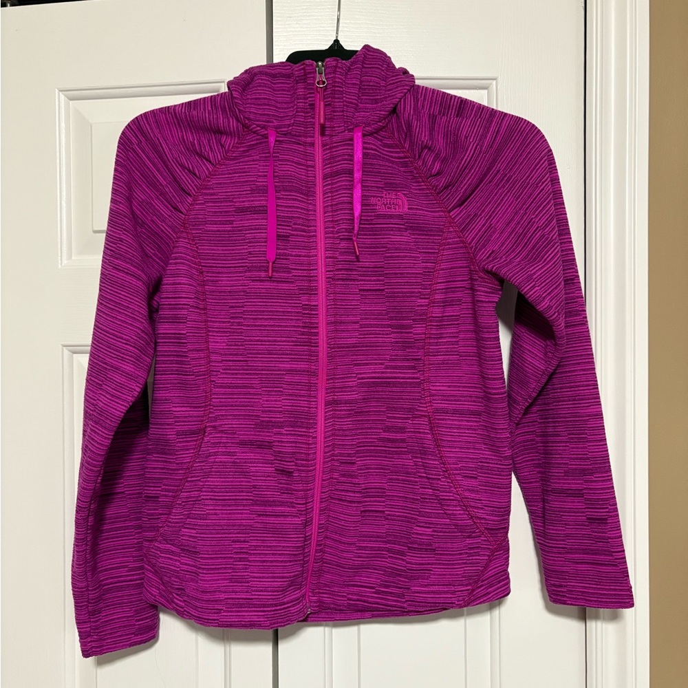 The North Face Magenta Striped Sweater